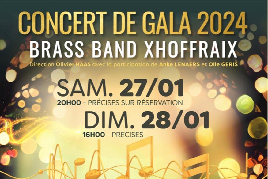 Le concert de Gala 2024 du Brass Band Xhoffraix se voudra enchanteur