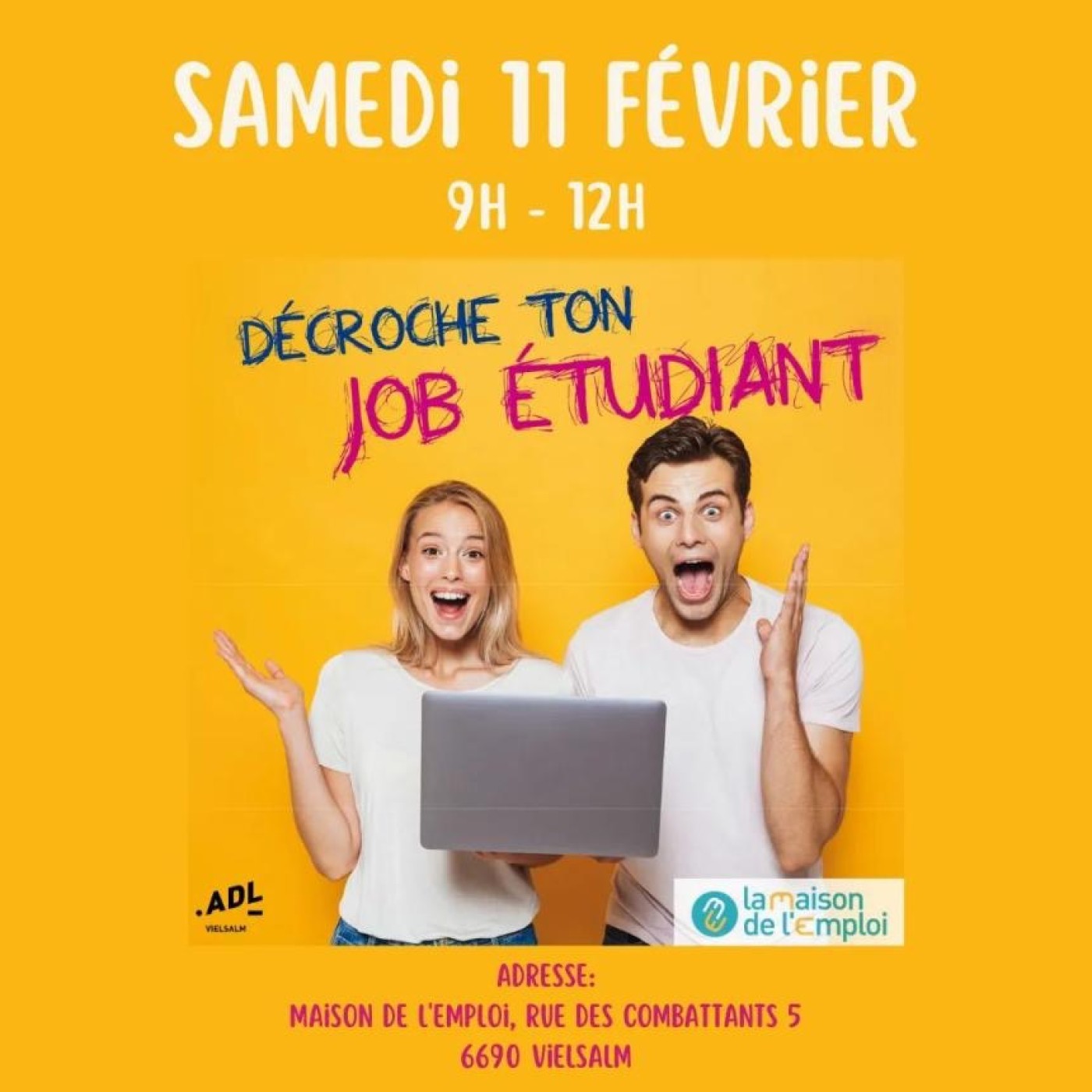 Vielsalm - La maison de l'emploi de Vielsalm et son action "Décroche ton job étudiant" episode artwork