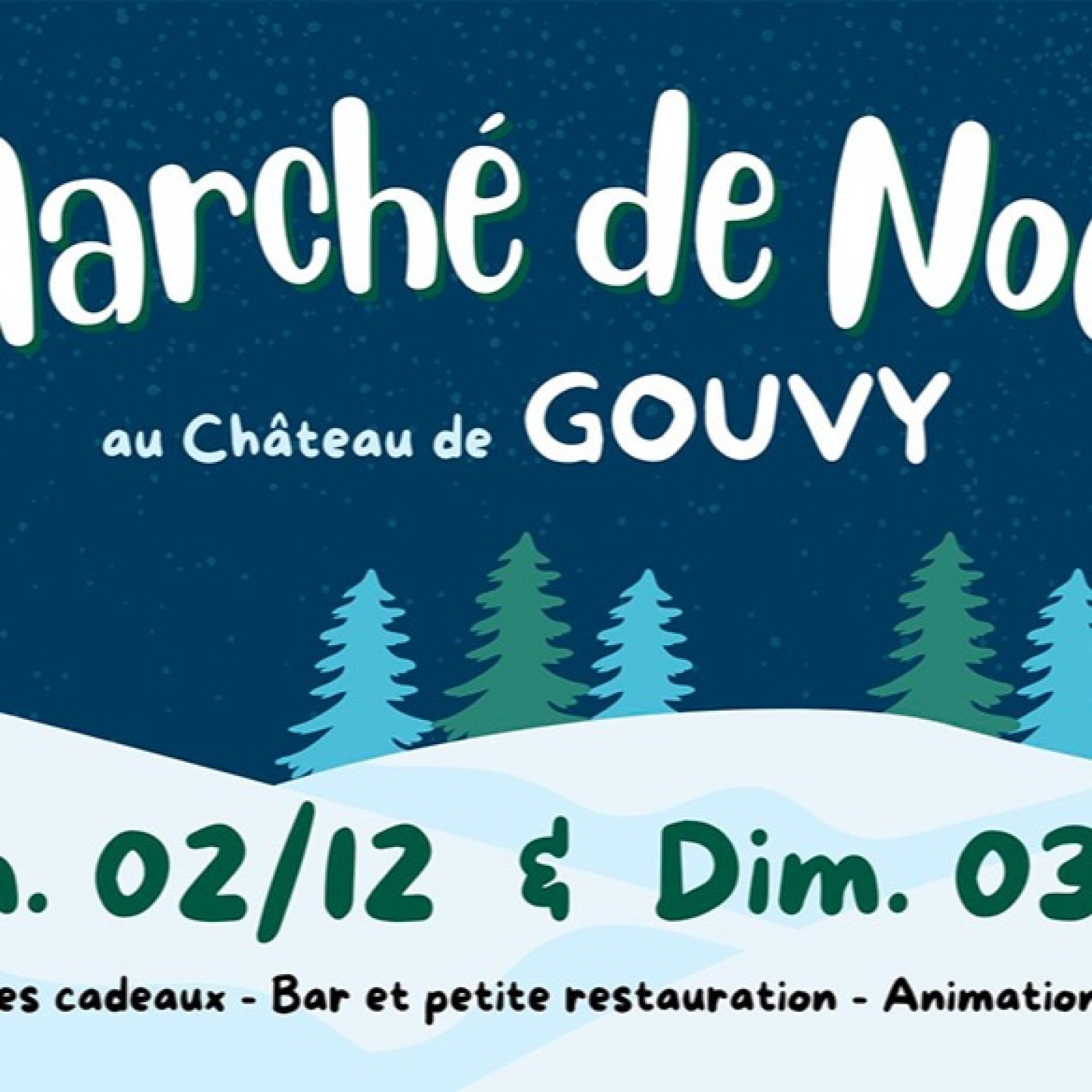 Le Marché de Noël est de retour au Château de Gouvy
